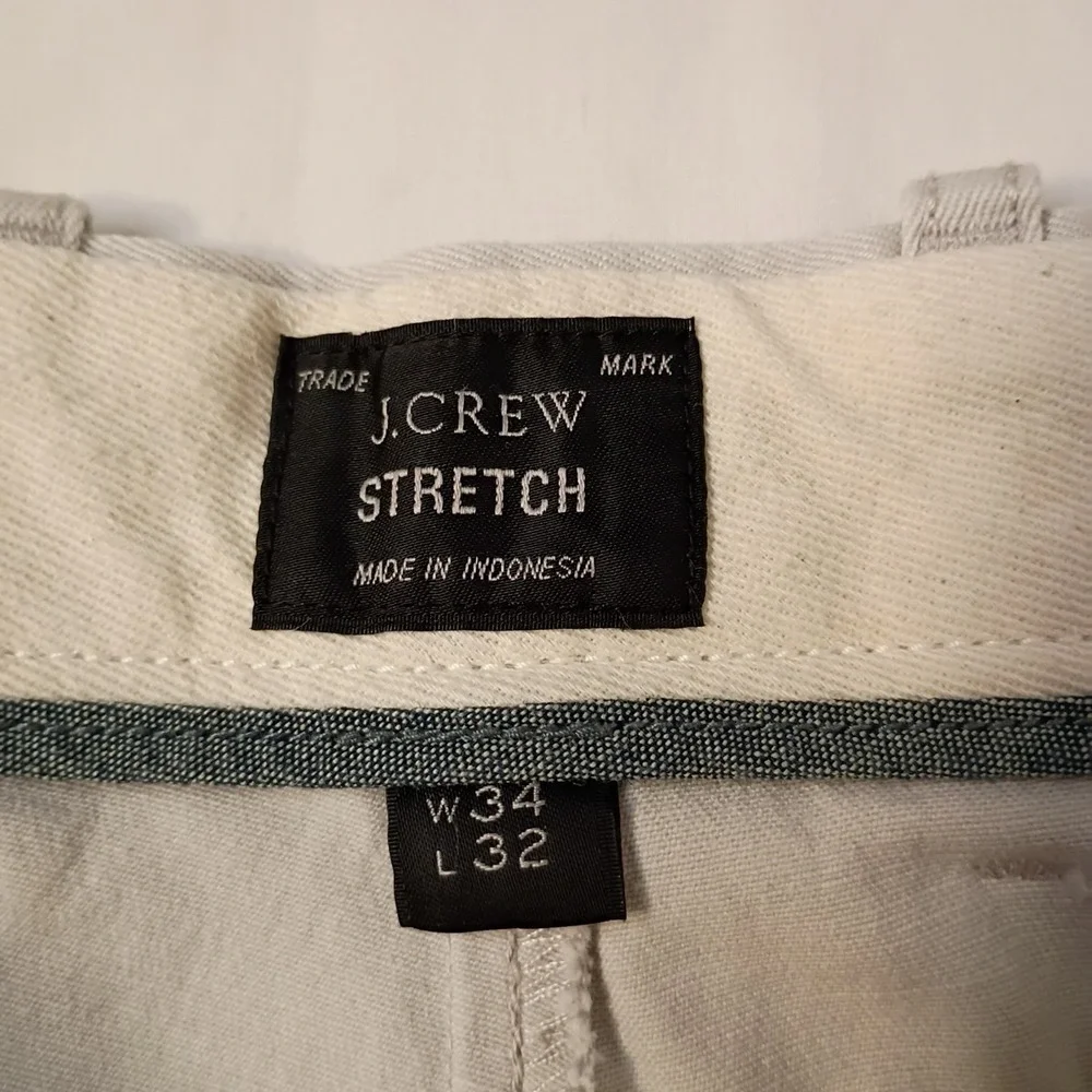 J. Crew Pants Mens 34/32 (36/26) Beige 770 Straight Stretch‎ Casual Chino Preppy